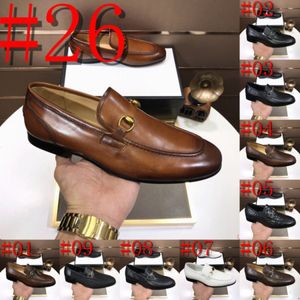 2024 Autumn luxurious Men Dress Shoes Leather Men Designer Loafers Shoes Luxury Men's Business Oxfords Classic Gentleman Shoes for Men Size 38-46