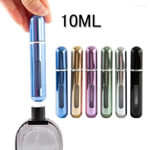 Depolama Şişeleri 10ml Alt Doldurma Pompa Parfüm Şişesi 2/4/6 PCS Taşınabilir Seyahat Yoluklama Sprey Mini Boş Kozmetik Kaplar