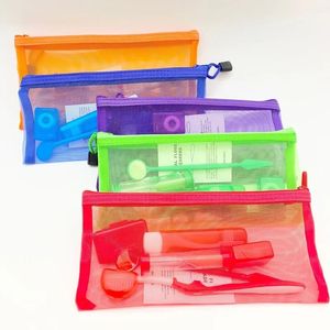 8Pcs/Set Oral Cleaning Care Dental Teeth Orthodontic Kits Whitening Tool Suit Interdental Brush Portable