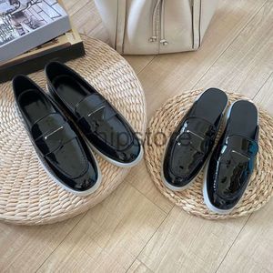 Sıradan Ayakkabı Tasarımcı Loafers Tek Parça Fırçalı Deri Süet Ayakkabı Patent Oxford Konfor Ayakkabıları Kadın Klasik Mat En Kalite Açık Sabahlar