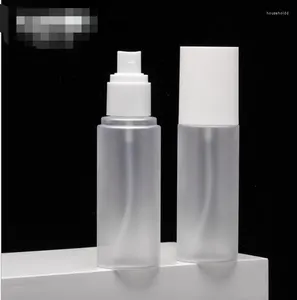 Speicherflaschen Großhandel 100 ml Kunststoff transparent leerer kosmetischer Make -up -Behälter Alkohol Flüssigkeit Flasche