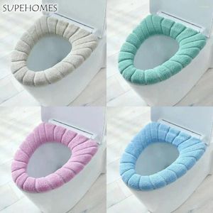 Toilet Seat Covers Winter Warm Thickened Cover Pad Soft Washable Hygienic Antibacterial Warming Accessories