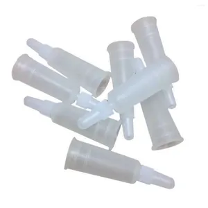 Garrafas de armazenamento 25 PCs Conjunto de tampas de gotas de tampa de vidro Grootper de frasco de vial Plástico