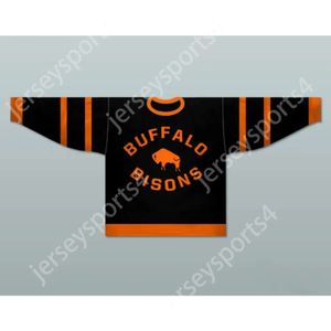 GDIR Custom 1928-29 CPHL Buffalo Bisons Hockey Jersey Top ED S-M-L-XL-XXL-3XL-4XL-5XL-6XL