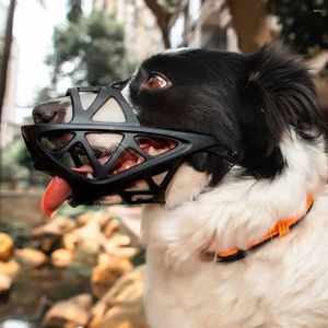 Hundebekleidung Mundabdeckung Anti-Licking Anti-Biting Anti-Chaotic Atmrede Areadable Getränk Wasser essen reflektierende Haustiermündung
