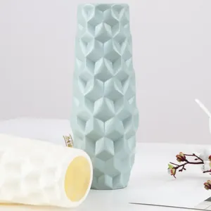 Vases Vase Decoration Modern Nordic Style With Unique Texture Smooth Edge Flower Container For Desktop Elegant Simple