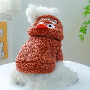 Abbigliamento per cani piccoli outfit accogliente fumetto pet winter giacca invernale eccentrica agnello per cani gatti caldi comodi comodi simpatici autunno