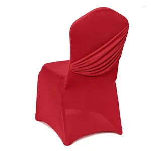 椅子はスパンデックスユニバーサルライクラワンクロススワッグバックラグジュアリーデザインバースデーパーティーエルウェディングデコレーション