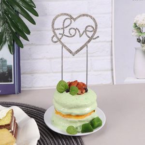 Festivo suprimentos de amor letra de bolo de bolo de decoração de decoração de cupcake decorações decoram escolhas