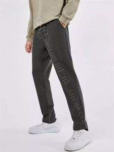 2024 Designer Pants Męskie Waffle Knit Pants Męskie spodnie sznurka elastyczne talia