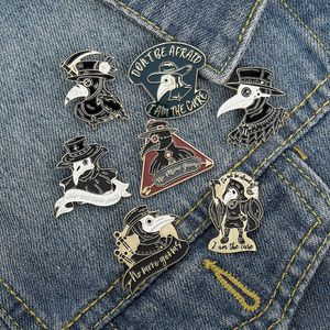 childhood plague doctor enamel pin Cute Anime Movies Games Hard Enamel Pins Collect Metal Cartoon Brooch Backpack Hat Bag Collar Lapel Badges