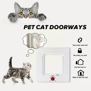 Transportadoras de gatos tamanhos uniformes brancos portas de estimação espessadas para cães atacado o suprimento de acesso à porta para porta interior p5q3 grátis