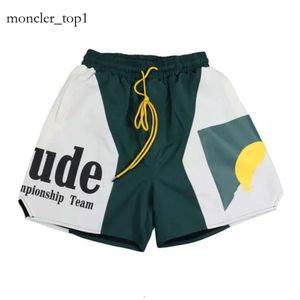 2024 New Summer Rhude Short Designer Mens Shorts Rhude Fifth Men Sets Beach Shorts Tracksuit 바지 느슨하고 편안한 패션 Be Popular Gym 8157