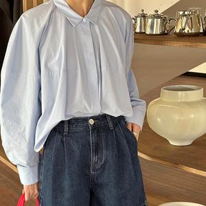 Kvinnors blusar Fashion Design 2024 Summer Streetwear Loose Blusas Mujer de Moda Cotton Shirt Women