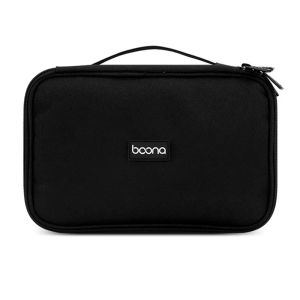 Casos Boona Travel portátil Bag de armazenamento multifuncional para estojo de disco rígido, banco de energia, adaptador de energia, cabo de fone de ouvido, cabo de dados USB