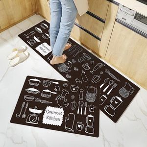 Carpets Anti Fatigue Kitchen Floor Mat Rectangular Non Slip Thick Cushioned Foam Rugs Comfortable Standing Waterproof Carpet