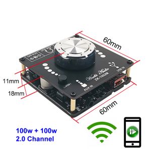 アンプ100W+100W BluetoothCompatible Wireless Digital Audio Power Amplifier Class D 20W〜200W HIFI STEREO USB Sound Card Amp