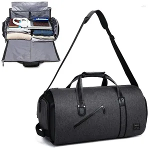 Duffel Bags Multifunction Men Suit Storage Travel Bag Large Capacity Luggage Handbag Male Waterproof For 2024