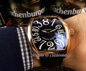 Wysokiej jakości szalone godziny 8880 CH Men039s Automatyczny zegarek Rose Gold Case Black Dial Kolor Marka Pieczniki Pieczniki Sport 3739087