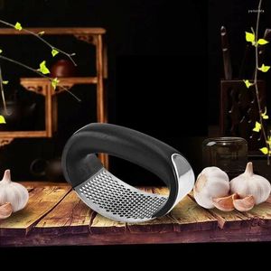 Set di biancheria da letto da 1 pacco manuale di frantoio all'aglio anello di verdure nera cucina e gadget di frutta