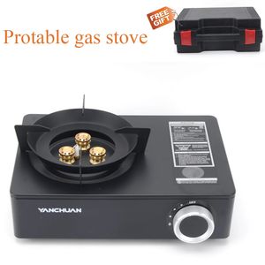 Protable 3500W Butane Cassette Stove Burner ao ar livre Camping Gas Burner para cozinhar Design de moda 240327