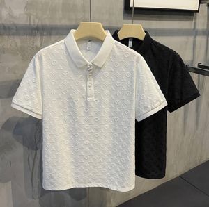 Polo gömlek erkek tee m-4xl kısa kollu tees erkekler tasarım tişörtleri gündelik trend kişilik moda işlemeli dip gömlek