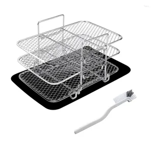 Tools Air Fryer Rack For Ninja Dual Multi-Layer Food Dehydrator Toast Grill Accessories DZ201 DZ401