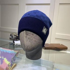 Designerhüte Herren- und Frauen Mütze Herbst/Winter Thermalstrick Hut Ski Marke Bonnet Hochwertige karierte Schädelhut Luxus warme Kappe