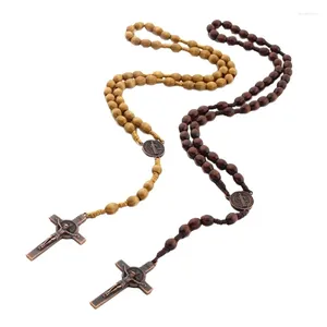 Chains Catholic Pendant Necklaces For Men Women Jewelry Christian Prayer Religious Gift