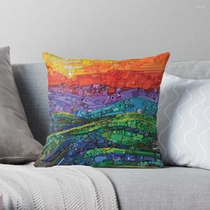 Pillow Abstract Hills Throw S For Decorative Sofa Covers Pillowcases Custom