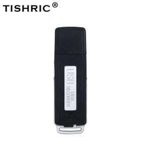 Gravador Tishric preto portátil 8 GB Mini Gravador Digital Recordamento Digital Cen Pen USB Gravador de gravação de disco Gravador de som Gravador de som