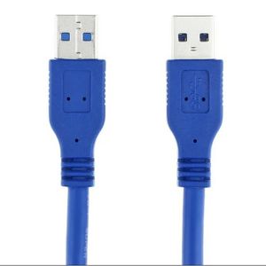 2024 Novo USB 3.0 Padrão Um tipo de homem para cabos masculino Exteding Adaptador conector 1m para um cabo de tipo um tipo para extensão USB 3.0 para