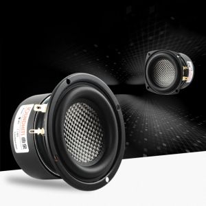 Subwoofer da 3 poerch woofer altoparlante subwoofer hifi amplificatore altoparlante 25w home audio in fibra di carbonio bacino impermeabile automobilistico altoparlante