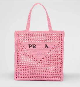 حقيبة وايت الداخلية القش قش حقيبة الصيف مصمم الكتف حقيبة الشاطئ حقيبة الأزياء شبكة تسوق منسوجة