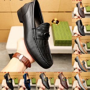 2024 Luxury Brand Men Leather Shoes Lace Up Pointed Toe Mixed Colors Casual Men Designer Dress Derby Shoes luxurious Wedding Party Shoes For Men Size 4-12