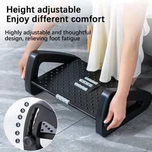 Banyo paspasları ergonomik ayak dışkısı ofis ayak dayama masajı malzemeler altında çalışma taşınabilir dayanıklı ayak ayarlanabilir ev gevşemesi D K4H6
