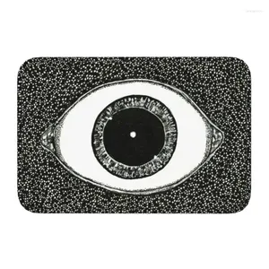 Carpets Turkish Boho Evil Eye Amulet Front Door Mat Anti-Slip Outdoor Nazar Charm Doormat Kitchen Balcony Entrance Rug Carpet