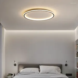 Luci a soffitto Tround Camera da letto Luce Ultra-sottile Modern Simple Living Creative
