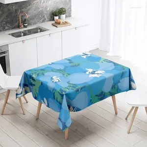 Panno tavolo colorato tovaglia floreali decorazioni per la casa rosanto decorazione impermeabile decorazione rettangolare da cucina rettangolare top