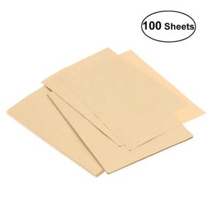 Kağıt 100 Sheets A4 Vintage Boş Kraft Mektup Kağıt Retro Yazma Kağıtları A5 Lined Kırtasiye Kağıt Mektup Setleri