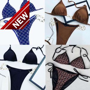 2024 Yeni Moda Tasarımcısı Seksi Bikini Setleri Ucuz Kadın Mayolar Takım Takım Bikini Seksi Mayo Yaz Moda Kadın Beach Yüzme Giyim Kadın Biquini