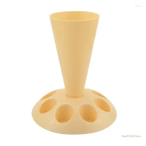 Baking Tools QX2E Flower Mouth Implantation Frame With 8 Slots Pastry Tip Bag Placement Stand Cream Piping Storage Rack