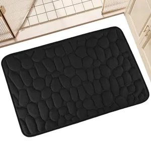 Bath Mats Quick Dry Mat Water Absorbing Rug Soft Flannel Non-Slip Backing Breathable Super AbsorbentFast