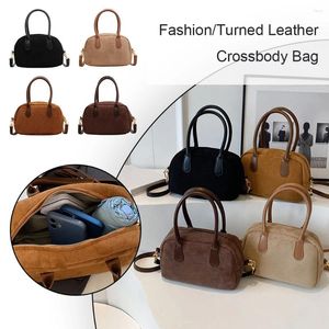 Totes Women Mode Slling -Tasche Verstellbares Riemen PU Leder Vintage Schulterminderer Farbgriff großer Kapazität Messenger