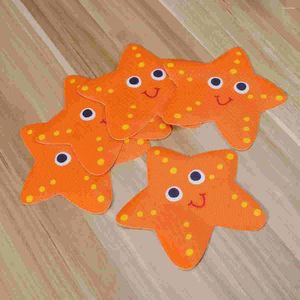 Bath Mats 5x Tub Non Safety Treads Sticker Badrum Applique Decal (Orange)