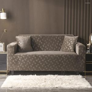 Tampa de cadeira capa de sofá de veludo para o sofá de sala elástica grande big all chaise lounge canto para casa dois e três assentos seccionais