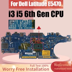 Dell Latitude E5470ラップトップマザーボードLAC631P 0HCP0K 0C0NC4 00VJ1G 0C0NC4 00VJ1C I3 I5 6TH GEN CPUノートブックメインボードのマザーボード