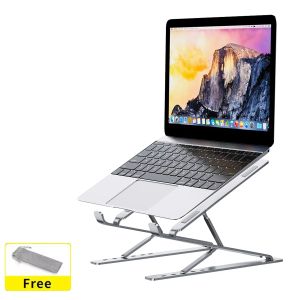 Stand der universellen Laptop -Ständer für Schreibtisch Aluminium Notebook Support Riser Tragbare Halterung Faltbare BookPro Halter Lap Top Base für PC