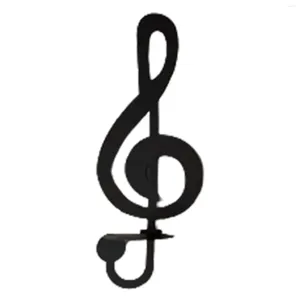 Candle Holders Music Note Decor Holder Treble Clef Wall Ornament For Home Office Classroom