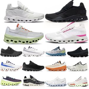 Новые дизайнерские облака Stratus Casual Shoes x5 для мужчин Женщины дизайнерские кроссовки монстр Nova Comensy White Black Green Gracier Running Sports Trainers 5-11